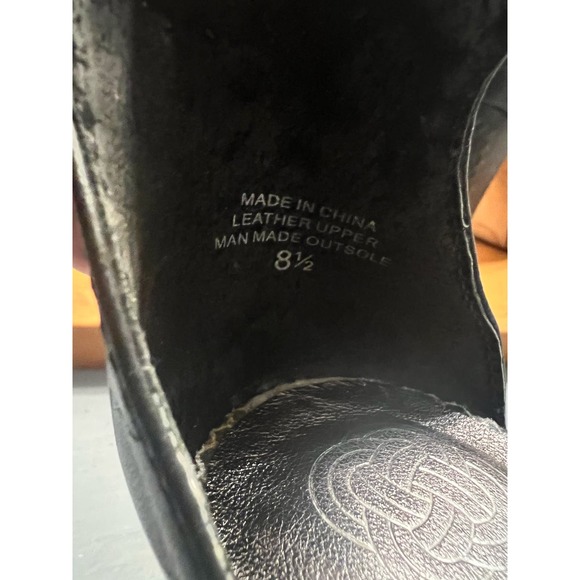 Elliott Lucca 'Bellina' Black Snake Print Braided Leather Pumps: Size 8.5 - Picture 9 of 9